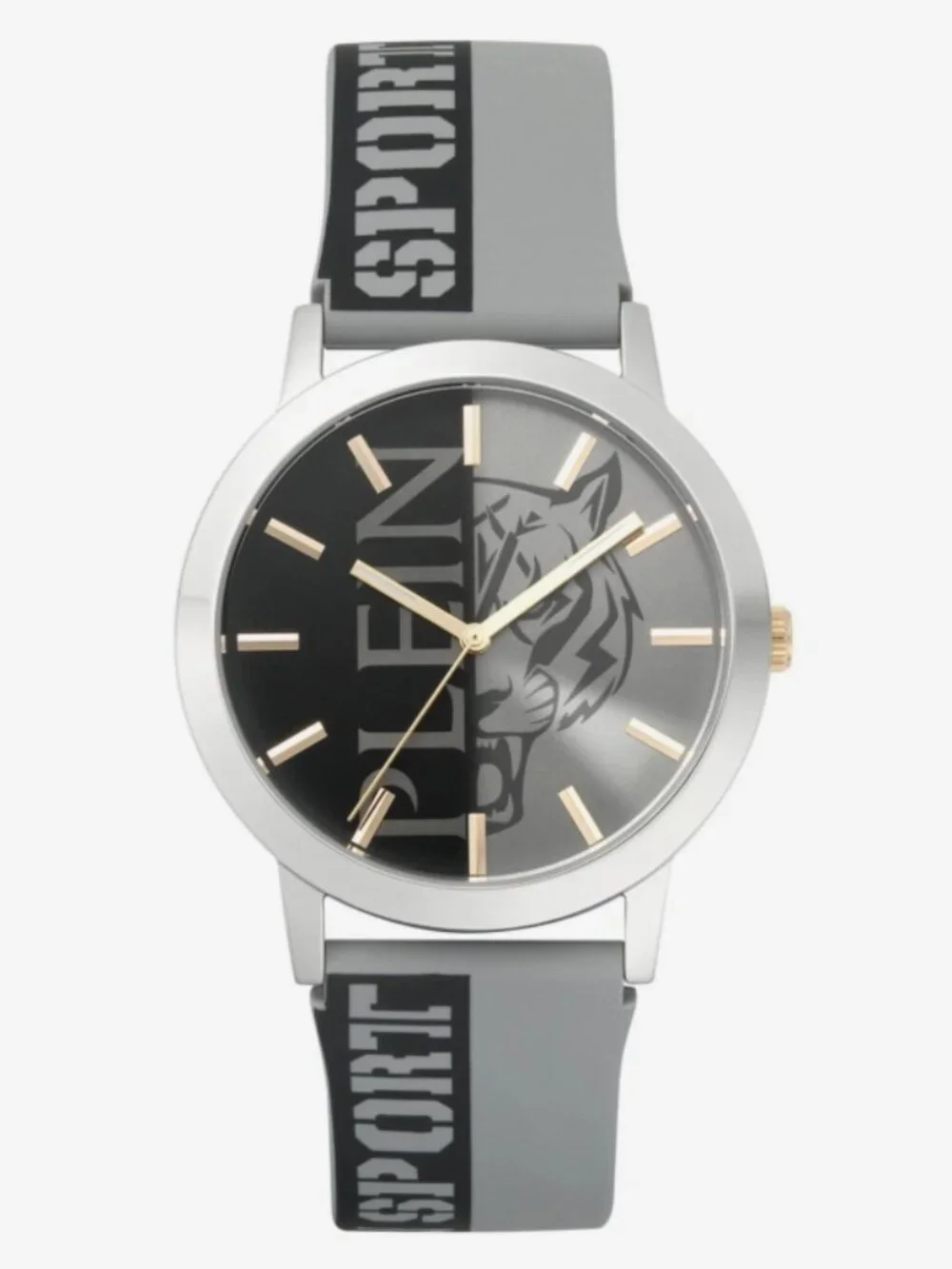Plein Sport Mens Stainless Steel 44mm Strap Fashion Watch
